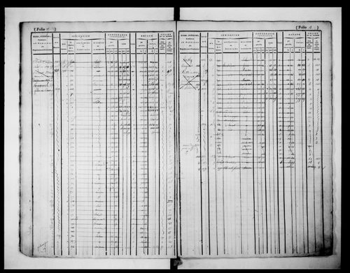matrice cadastrale des propriétés foncières (bâties et non bâties), 1er volume