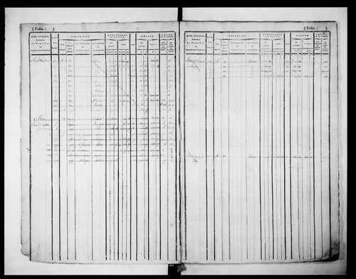 matrice cadastrale des propriétés foncières (bâties et non bâties), 1er volume