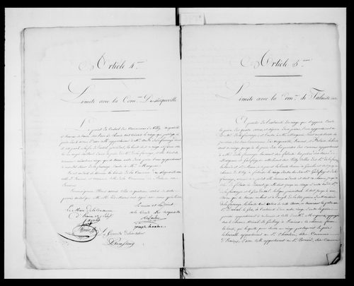 Procès-verbal de délimitation du territoire