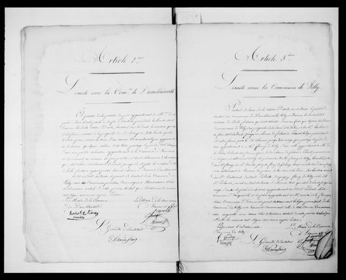 Procès-verbal de délimitation du territoire