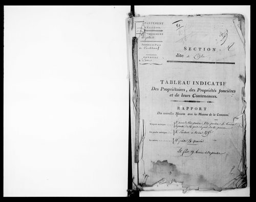état de section