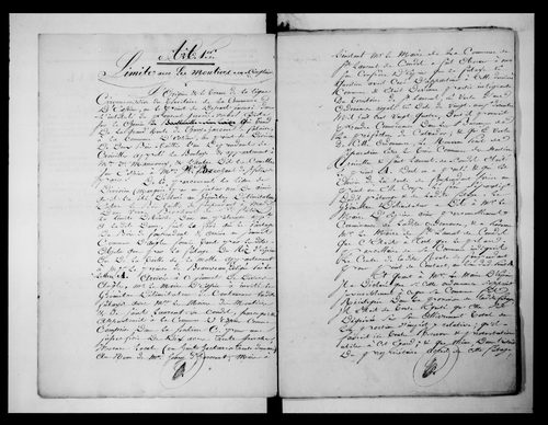 Procès-verbal de délimitation du territoire