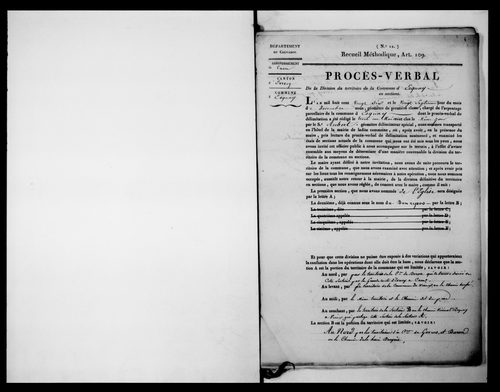 Procès-verbal de délimitation du territoire