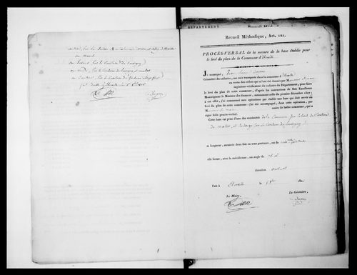 Procès-verbal de délimitation du territoire