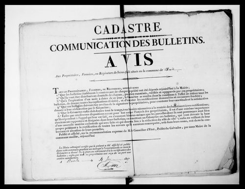 Procès-verbal de délimitation du territoire