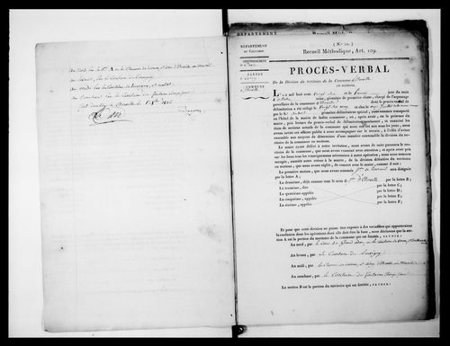 Procès-verbal de délimitation du territoire
