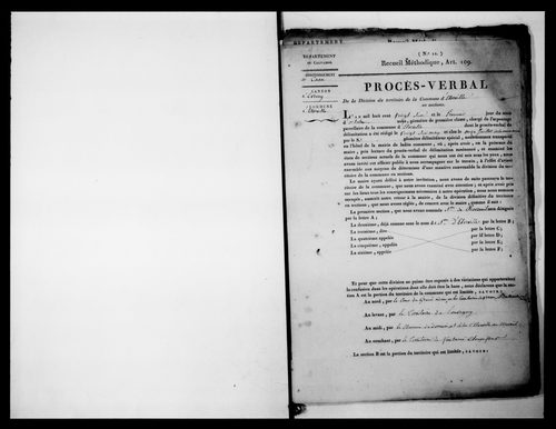 Procès-verbal de délimitation du territoire