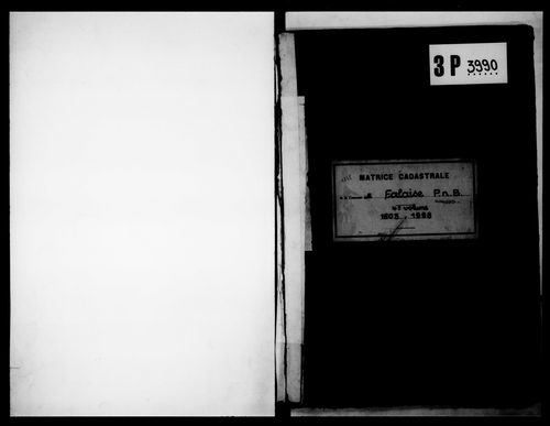 matrice cadastrale des propriétés non bâties, 1913-1971, 4e vol. (folios 1603-1998)