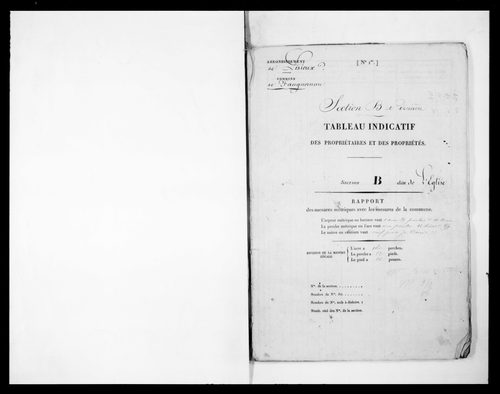état de section