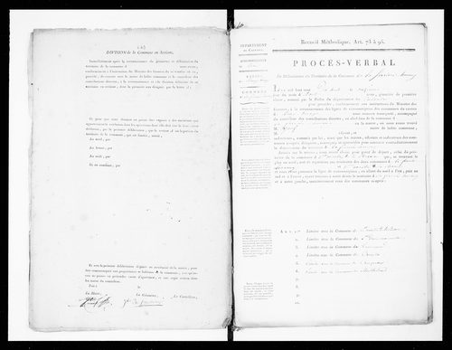 Procès-verbal de délimitation du territoire