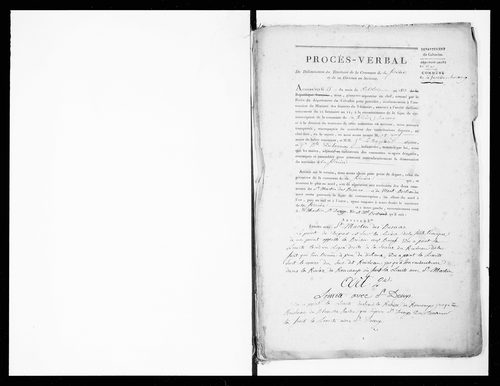 Procès-verbal de délimitation du territoire