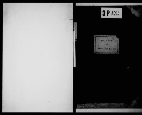 matrice cadastrale des propriétés non bâties