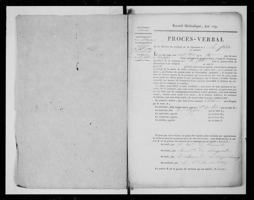 Procès-verbal de délimitation du territoire