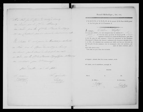 Procès-verbal de délimitation du territoire