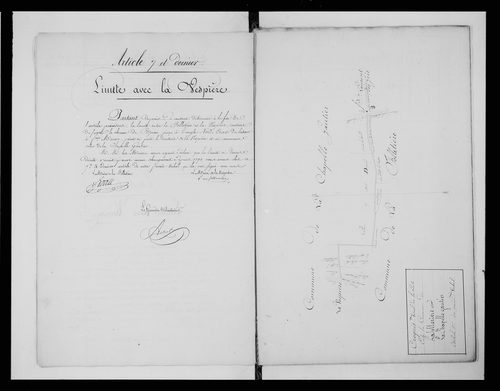 Procès-verbal de délimitation du territoire