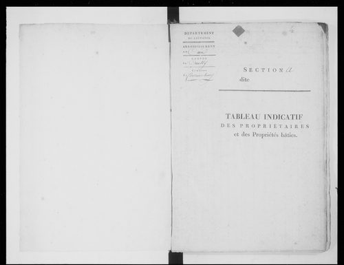 état de section