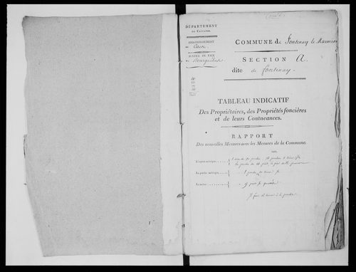 état de section