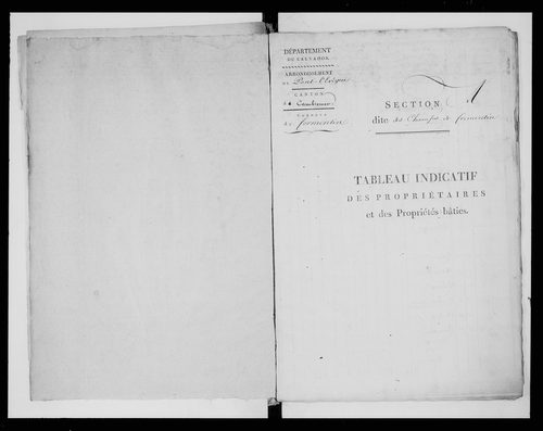 état de section