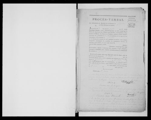 état de section