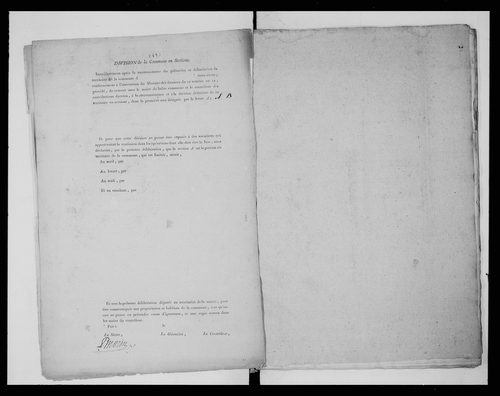état de section
