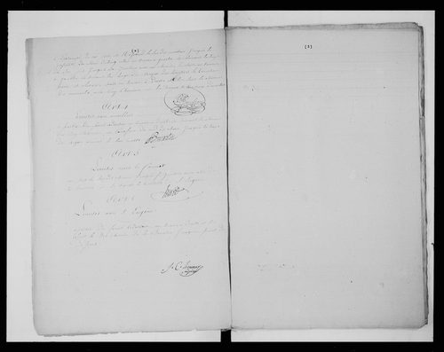 état de section
