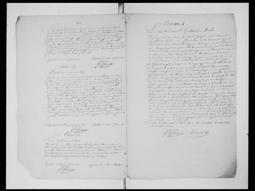état de section