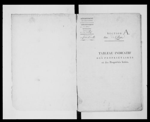 état de section