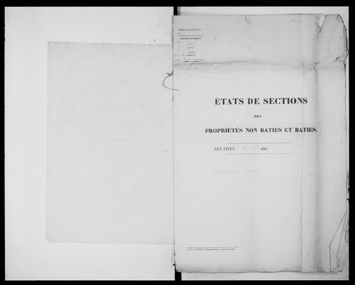 état de section