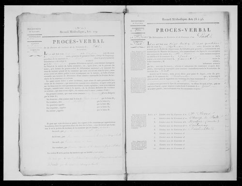 Procès-verbal de délimitation du territoire