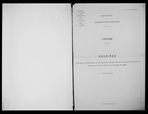 matrice cadastrale des propriétés foncières (bâties et non bâties)