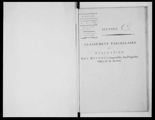 état de section