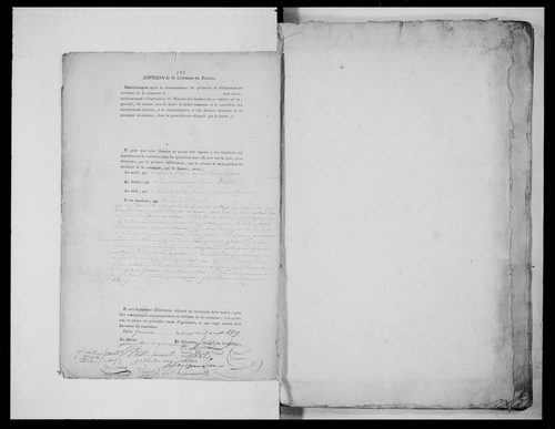 état de section