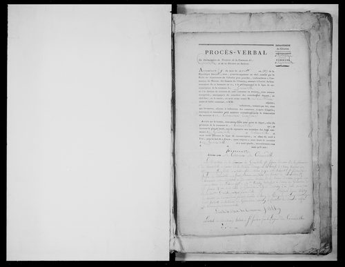 état de section