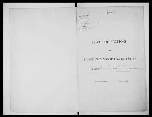état de section (1827)