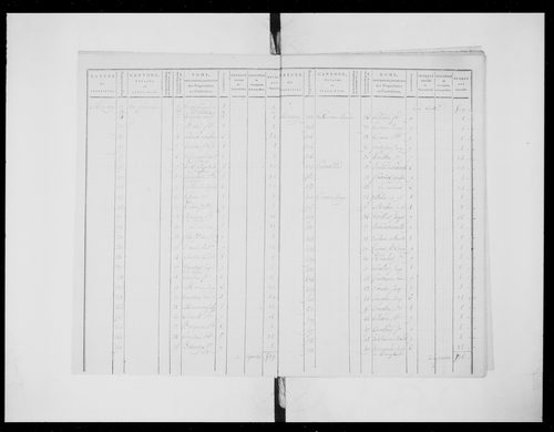 état de section (1810)