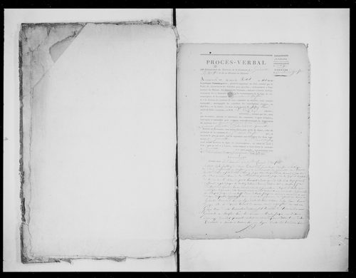 état de section (1810)