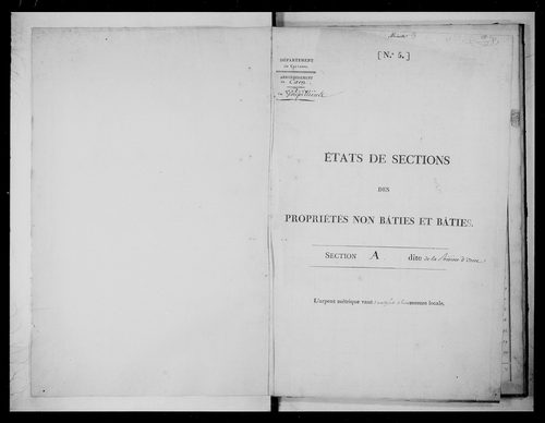 état de section