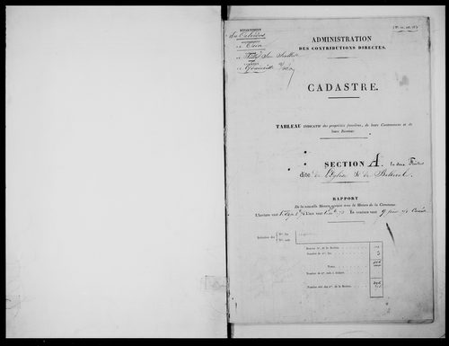 état de section