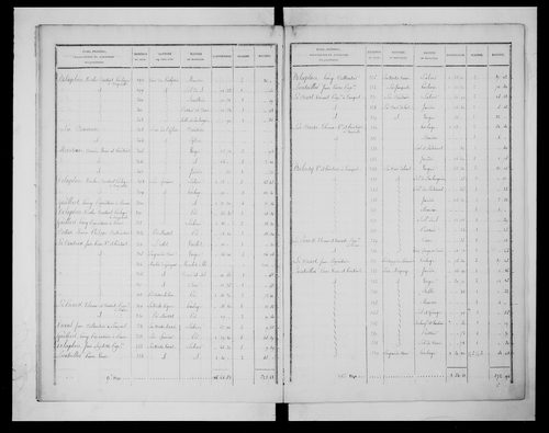 état de section