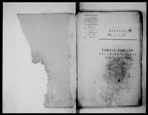 état de section (1815)