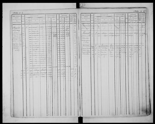 matrice cadastrale des propriétés foncières (bâties et non bâties), 1823-1913, 1er vol. (folios 1-435)