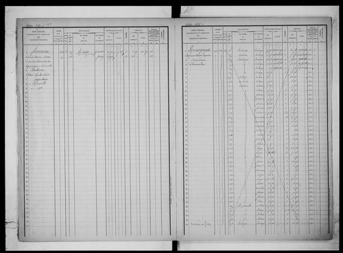 matrice cadastrale des propriétés foncières (bâties et non bâties), 1823-1913, 2e vol. (folios 436-566)