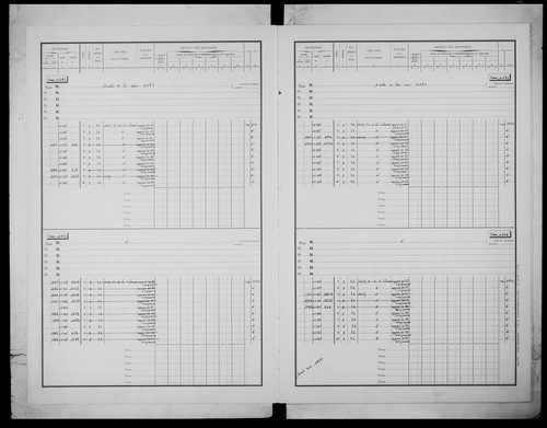 matrice cadastrale des propriétés bâties, 1911-1972, 4e vol. (cases 1187-1786)