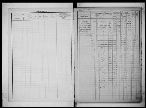 matrice cadastrale des propriétés foncières (bâties et non bâties), 1823-1913, 2e vol. (folios 436-566)