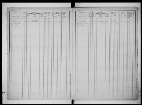 matrice cadastrale des propriétés foncières (bâties et non bâties), 1823-1913, 2e vol. (folios 436-566)