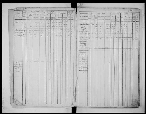 matrice cadastrale des propriétés foncières (bâties et non bâties), 1823-1913, 1er vol. (folios 1-435)