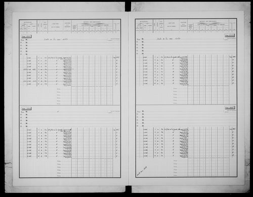 matrice cadastrale des propriétés bâties, 1911-1972, 4e vol. (cases 1187-1786)