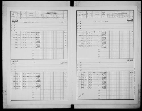 matrice cadastrale des propriétés bâties, 1911-1972, 4e vol. (cases 1187-1786)