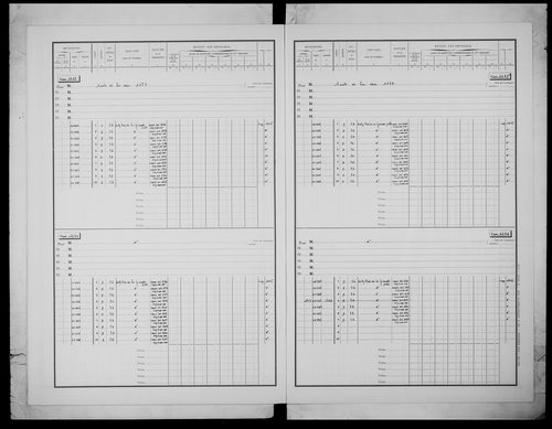 matrice cadastrale des propriétés bâties, 1911-1972, 4e vol. (cases 1187-1786)