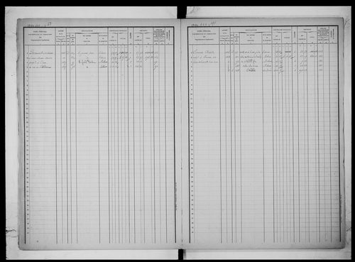 matrice cadastrale des propriétés foncières (bâties et non bâties), 1823-1913, 2e vol. (folios 436-566)